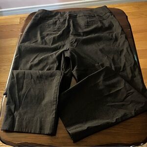 EUC Dark Grey Stretchy Bootcut Trousers Size 16